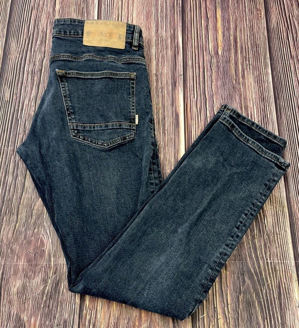 HUGO BOSS DELAWARE Slim Fit Jeans Men’s Size 34x32 (Actual 34x31)